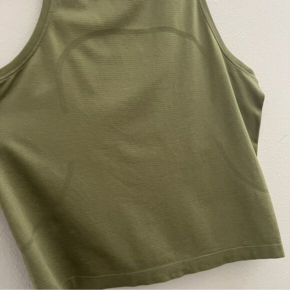 Lululemon Swiftly Tech Racerback Tank Top green women’s size 12 - Picture 3 of 5